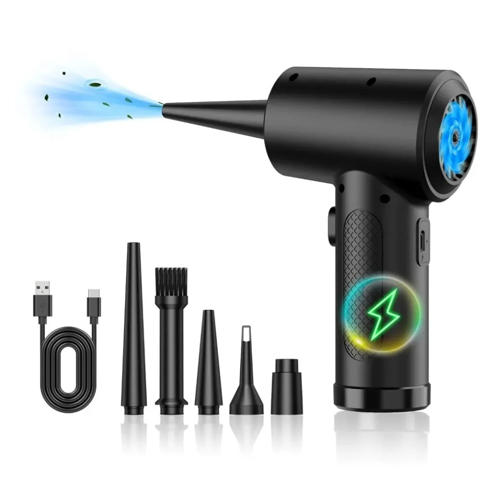 Dryer Car Blower - Elektrische draadloze luchtblazer met LED-lamp voor