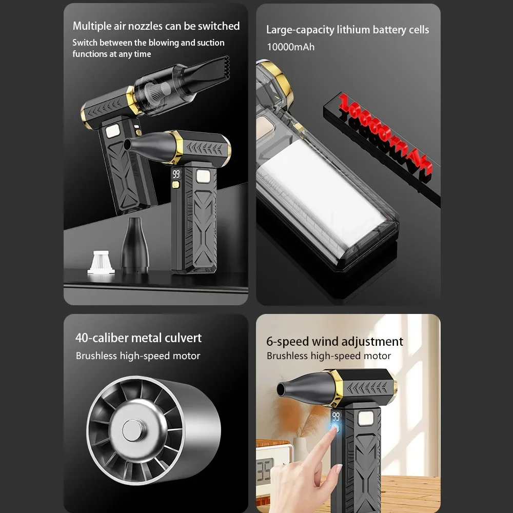 Verbeterde 400000 RPM jetventi - Dryer Car Blower recensie en prijs