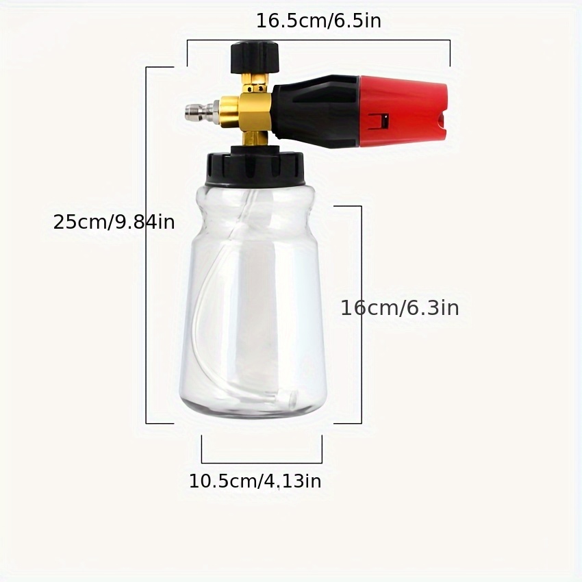33,8 oz autowasschuimkanon - 6 - Foam Cannon Car Wash recensie en prijs